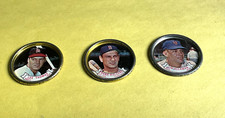 1964 Topps Coins #7 Frank Malzone #73 Lee Thomas # 92 Jim Hickman
