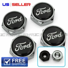 LICENSE PLATE BOLTS SCREWS FRAME CAPS 2 COLOR - US SELLER LB21