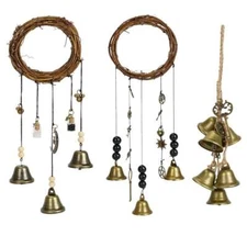 Witch Bell Wind Chime Hanging Witch Bells Protection Door Hangers For Good Luck