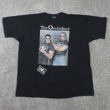 Vintage NWO Shirt Mens XXL 2XL Black The Outsiders Scott Hall Kevin Nash USA