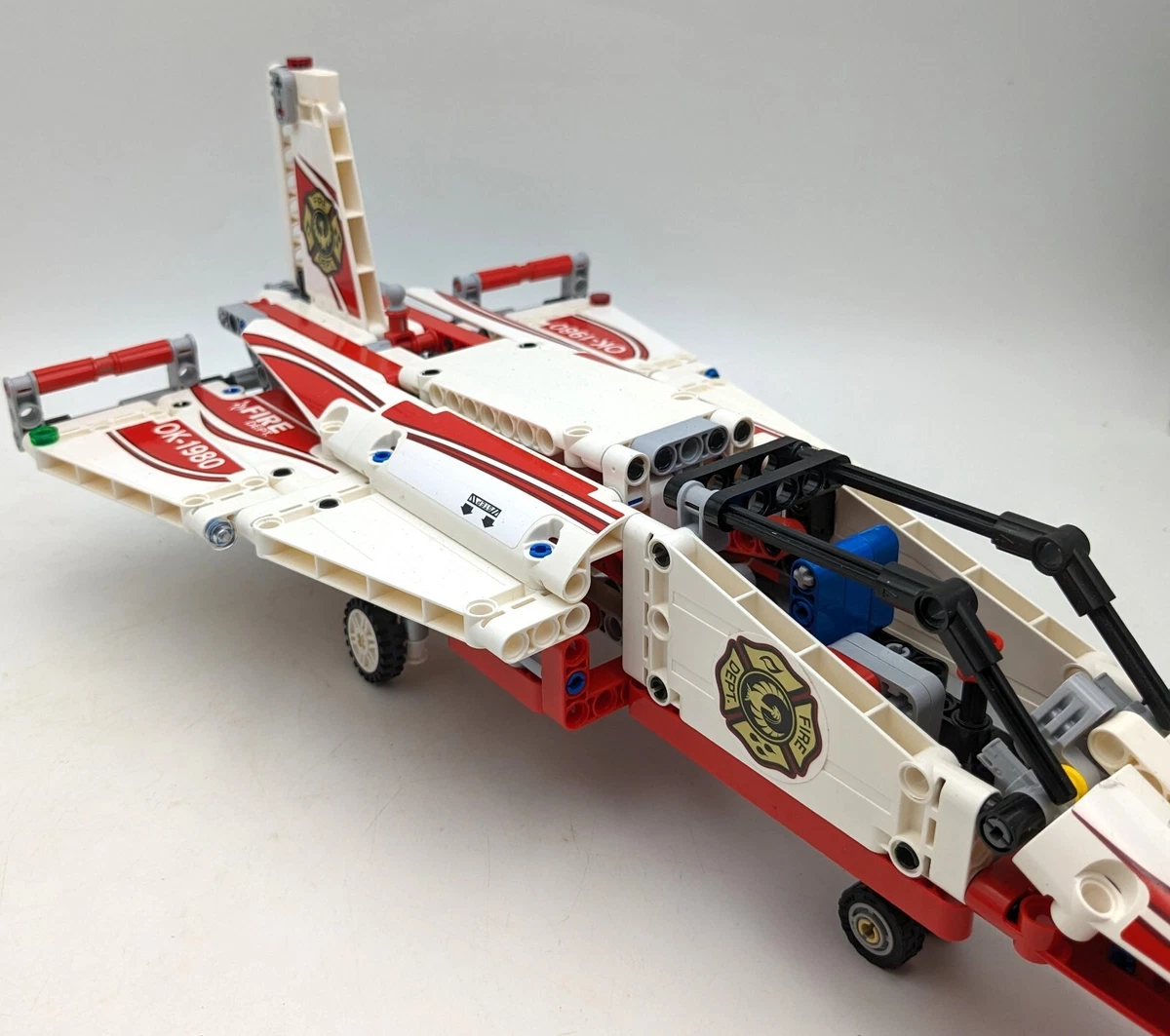 LEGO Technic 42040 Jet Fire Plane 2 in 1 Incomplete eBay
