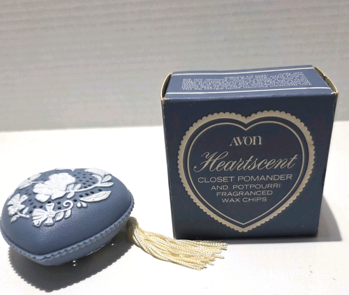 Avon Herzschrank blau Pomander mit Karton---leer - Bild 2 von 9