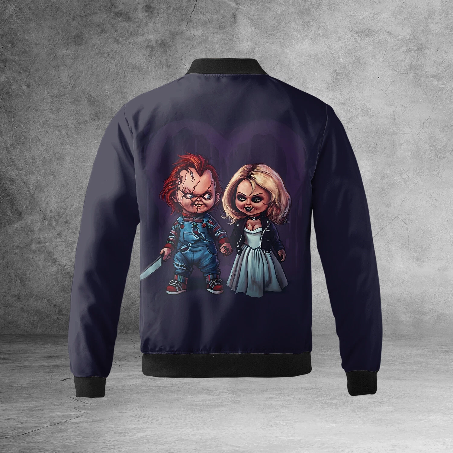 Chucky And Tiffany Horror Couple Til Death Do Us Part Jacket