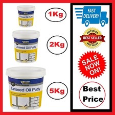Everbuild 101 Natural Multi Purpose Linseed Oil Putty 5 Kg Window Frame Filler