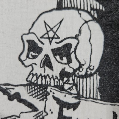 Cripper Devil over Europe 2010 Tシャツ y2k Y2K Metal F@@k All Tshirt SzL Goth Grunge Hardcore Skulls