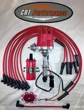 BUICK Big Block 400 430 455 RED HEI DISTRIBUTOR small cap + 45K COIL + USA WIRES