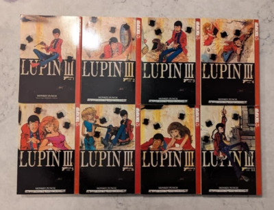 Lupin III The Third English Manga Volumes 1 2 3 4 5 6 7 & 11 - Good Condition