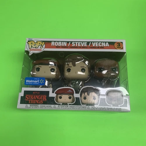 Funko Pop! Stranger Things Steve, Robin and Vecna 3 Figure