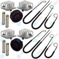 FüR Renault Megane 2 II - 2/3 TüRer Fensterheber Reparatursatz SET Vorne L + R