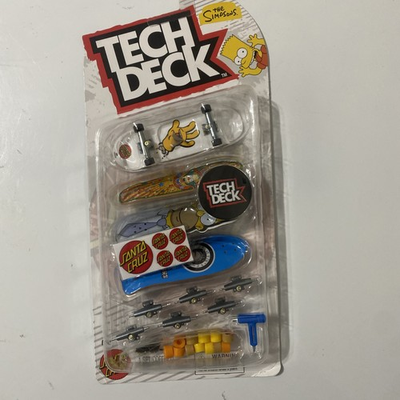 #ad Tech Deck The Simpsons Santa Cruz Sk8 Shop 4 Pack $21.99