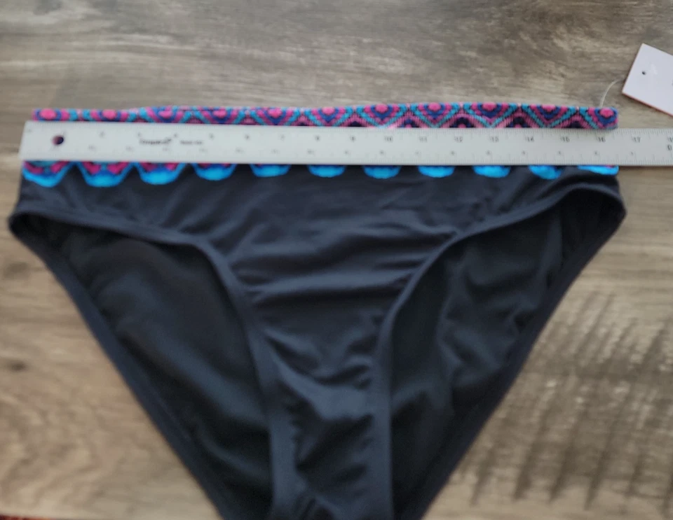 Pantalones de baño para mujer para todos bikini negro rosa azul fiesta talla 14 NUEVO Foto 4 de 4