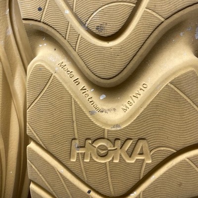 Hoka Ora Recovery Mule Tan Wheat Men 8 Women 10 Slip On  display picture 3