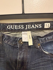 GUESS Girls Size 14 Blue Dark Wash Slim Fit Skinny Denim Jeans