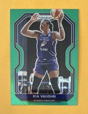 2021 Panini Prizm WNBA Green Prizm Kia Vaughn #88