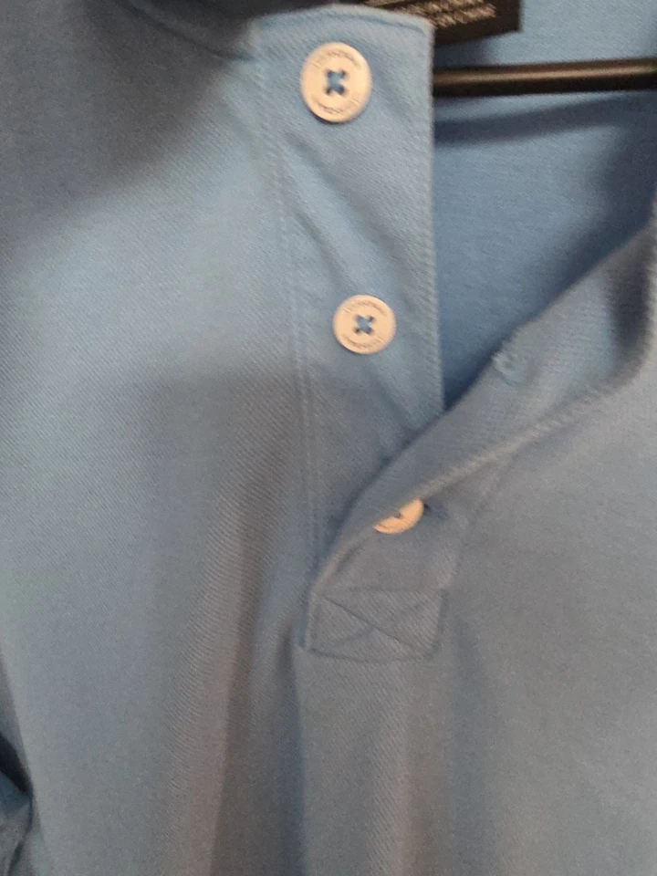 Camisa Polo Jordan Bebé Azul Cuello Talla XL Foto 3 de 4