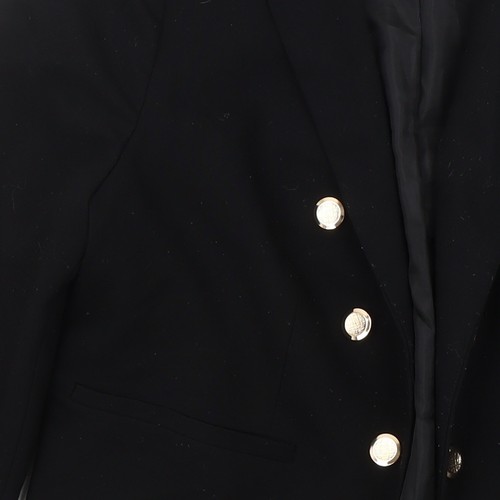 Blazer corto negro muy para mujer talla 14 - Imagen 8 de 12