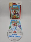 Super Paper Mario Nintendo Selects Edition (Nintendo Wii) Complete Cib Nice Disc