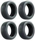Set of 4 Golf Cart Street Tires 205/30-14 (19") GTW Fusion Street Tires Only