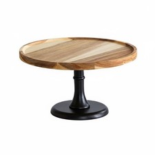 Holzsockel Kuchenst&auml;nder Multi-Design rund Dessertst&auml;nder Platte stabil