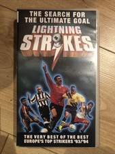 Lightning Strikes VHS Football Video