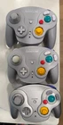 3 Gamecube Wavebird Nintendo Controllers - 1 has dongle VTG Platinum 2 Gray HTF