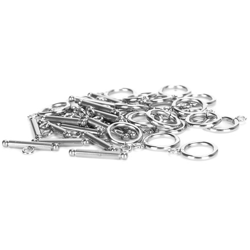 20 Set Bracelet Toggle Clasps Stainless Steel OT Buckle Necklace DIY Jewelry - Picture 19 of 23