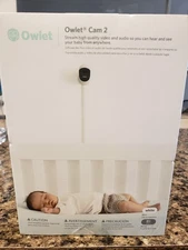 Owlet Cam 2 Baby Video Monitor Camera White