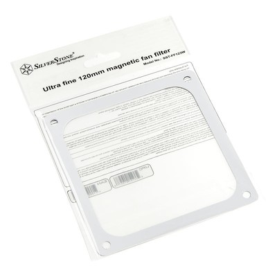 Silverstone SST-FF123W magnetischer Staubfilter, weiß - 120mm