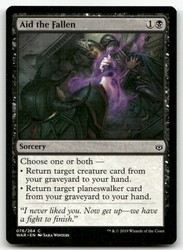 Aid the Fallen #76 War of the Spark MTG Common