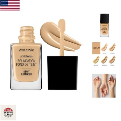 Radiant Dewy Foundation Makeup in Buff Bisque - Perfect for all Skin Types