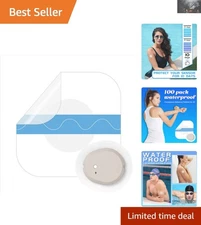 Dexcom G7 Waterproof Over Patches 100 Pack - Breathable & Long-Lasting