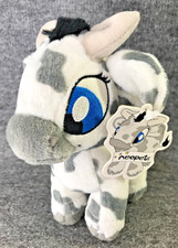 Neopets Spotted Kau Plush Black White Cow Toy 6" 2003 Limited Too New with Tags