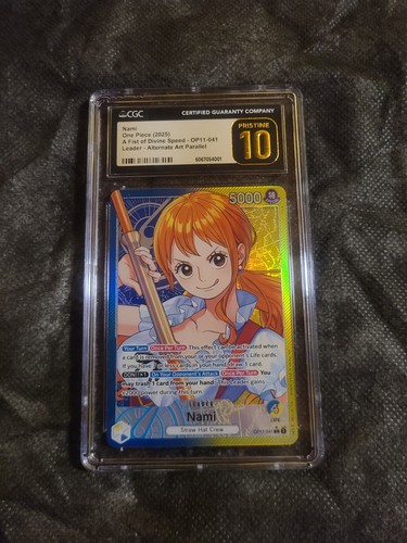 Nami (Alternate Art) graded CGC 10 for sale on eBay