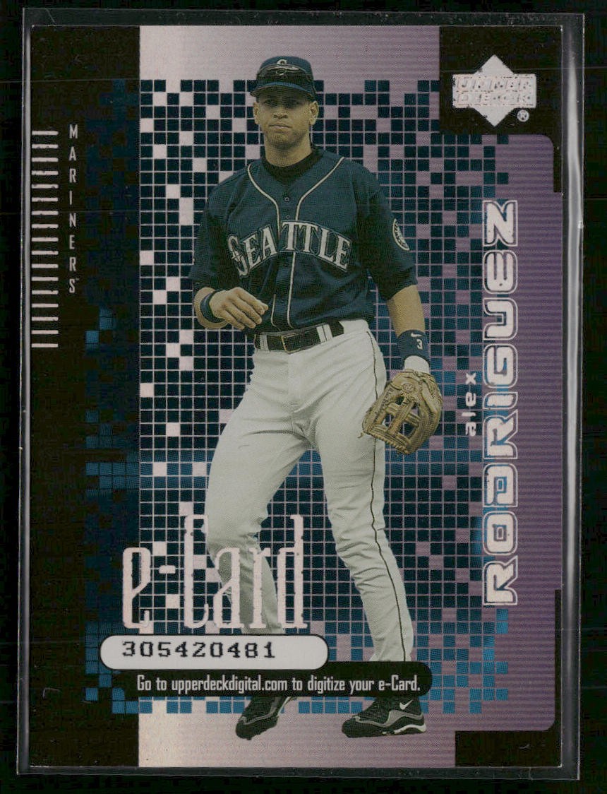 2000 Upper Deck #E2 Alex Rodriguez e-Cards