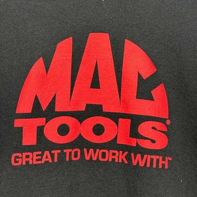 Mac Tools Hoodie XL Black Logo Spell Out Great To Work With Pocket