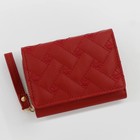 1 Pc HOMEFISH Women Wallet Embroidered Love Zipper Buckle Large Card Holder Bag