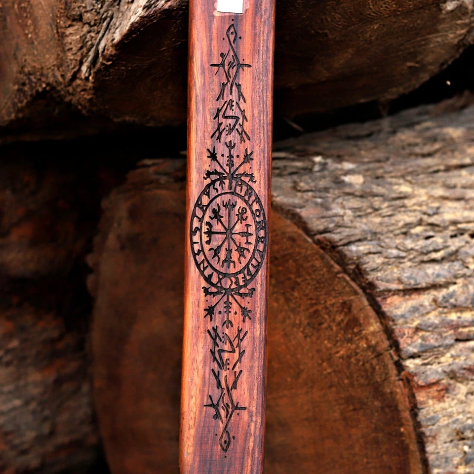 Espada Vikinga | Espada Vikinga Marrón Hecha a Mano | Espada Vaina Nórdica | Espada Ragnar Foto 4 de 4