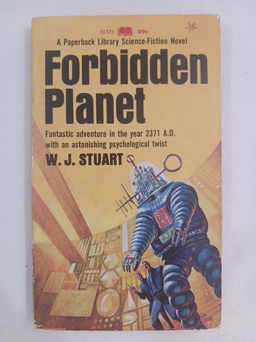 Forbidden Planet W. J. Stuart 1967 Taschenbuch Erstdruck Vintage Pulp Scifi PB