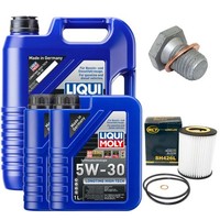 MotoröL Filter Set 5W-30 Liqui Moly 7 Liter + Schraube FüR BMW X3 7Er 730I E83