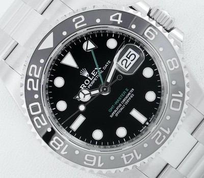 Rolex GMT-Master II 40mm 126710 GRNR Bruce Wayne Oyster Bracelet Box Paper