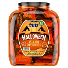 Utz Halloween Pretzel Barrel, 66 ct. FREE SHIPPING
