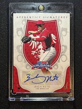 Zach Neto - 2024 Panini Crusade Color Match Apprentice Signature Auto - Angels