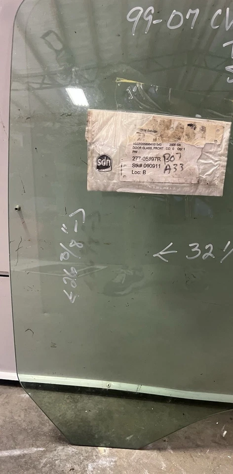 1999-2007 Chevy GMC Silverado Sierra porta dianteira direita vidro/janela - Imagem 2 de 4