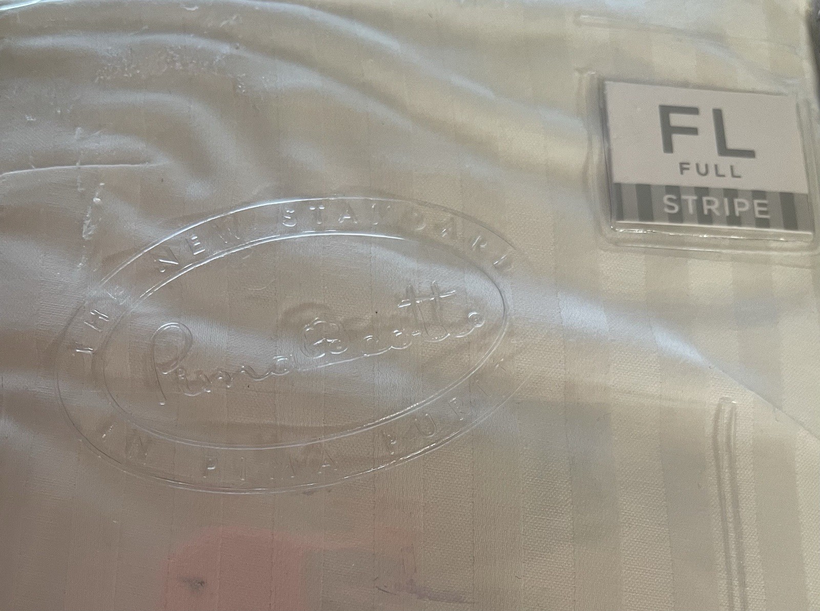 New Wamsutta Ultra Soft Sateen 525 TC White 100% Pima Cotton Full Fitted Sheet