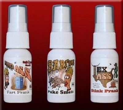 1 Liquid Ass Spray - 1 Tex-Ass - 1 Barfume - combo set CHEAP - Image 1 of 4