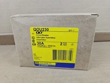 New! Square D QOU230 Ser. 3 Circuit Breaker 30 Amp 240 Volt 2P 