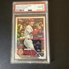 Topps 2023 Chrome Shohei Ohtani Angels Refractor #17 PSA 10 Baseball Card