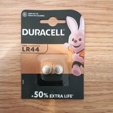 Image of Duracell AG13 LR44 CX44 357A ALKALINE BUTTON COIN CELLS BATTERIES WATCH...