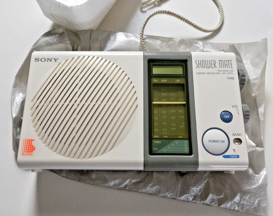 ✅NEU OVP✅ Vintage Duschradio Radio SONY Shower Mate ICF-S77L