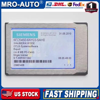 New Siemens 6FC5450-6AY03-5AH0 SINUMERIK 810DE CNC 6FC5 450-6AY03-5AH0